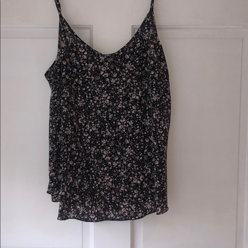 Aritzia Floral Tank Top